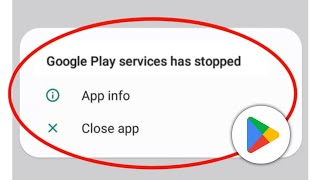 Исправление проблемы с остановкой служб Google Play  Проблема с остановкой служб Google Play [upl. by Fowle]