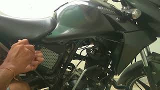 CB twister Honda how to change Air Filter [upl. by Enneles]