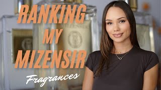 My FAVORITE Mizensir Perfumes Ranked [upl. by Ojela]