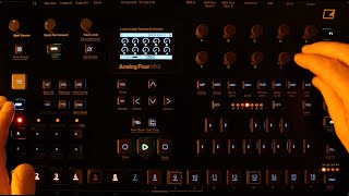 Sigma Analog Four MKII Session 10 Dub Techno [upl. by Kloman]