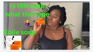 Kojie San Kojie acid Skin lightening Soap  honest Review about kojie san soap review soap me [upl. by Berthe]