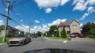 Driving IleBizard Montreal WestIsland Quebec Canada 4K UHD ASMR DJi Osmo Action 3 60FPS Part 2 [upl. by Rachele]