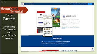 Scoutbook Tutorial for the Parents  activating accounts [upl. by Coulombe306]