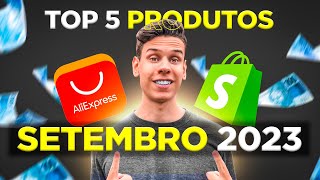 ⭐️ TOP 5 PRODUTOS VENCEDORES DROPSHIPPING PARA SETEMBRO DE 2023 [upl. by Mond529]