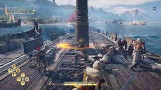 Rescue Kleio from the Pirate Ship  Naval Quest  Assassins Creed Odyssey [upl. by Sailesh705]