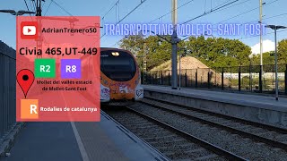 Trainspotting en MolletSant Fost R2 y R8 [upl. by Volney543]