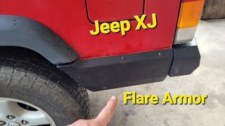 Jeep XJ Flare Armor from Rough Country jeepxj [upl. by Nolrak544]