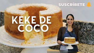 ¡KEKE DE COCO Suavecito y húmedo  Sandra Jarufe Pastelería [upl. by Nahtnamas47]