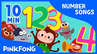 1 to 10  Number Songs   Compilation  PINKFONG Songs for Children [upl. by Marnia945]