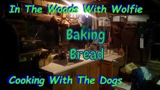 Baking Homemade Bread In The Wood Stove [upl. by Christoforo]