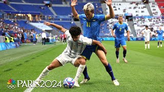 Iraq beats Ukraine for first Olympic soccer victory in 20 years  Paris Olympics  NBC Sports [upl. by Zurciram]