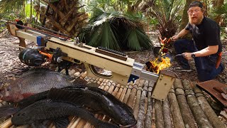 Slingrifle Catch and Cook in the Florida Backwoods Day 2 of 3 [upl. by Yeruoc]