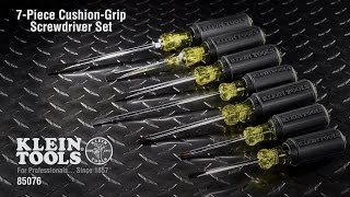 7Piece CushionGrip Screwdriver Set [upl. by Eizus]