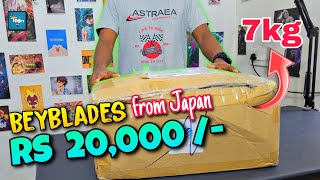 RS 20000 worth of beyblade lot unboxing from JAPAN  pocket toon [upl. by Magnolia913]