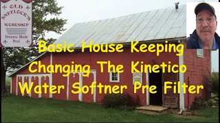 Basic Homeowner  Changing The Kinetico Water Softner Prefilter [upl. by Lav39]