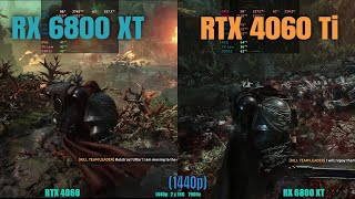 Rtx 4060 Ti Vs Rx 6800 Xt Warhammer 40k At 1440p [upl. by Thurston]