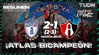 Resumen y goles  Pachuca 2231 Atlas  Grita México C22  Final VUELTA  TUDN [upl. by Latyrc678]