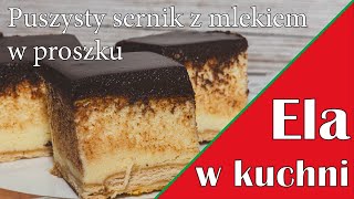 Puszysty sernik z mlekiem w proszku [upl. by Audre]