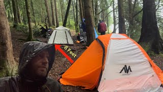 THE WORST VIOLATION OF THE CAMPING CODE YOU WILL EVER SEE  LOCH LOMOND WILD CAMP FAIL [upl. by Atteynek]