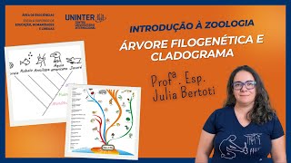 Árvore Filogenética e Cladograma  Profa Esp Julia Bertoti [upl. by Llenra]