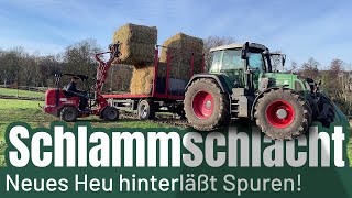 FarmVlog 020  Erste Heulieferung 2024 Wiese zerstört Wir bauen ein FledermausHaus [upl. by Nathanael681]