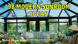 98 Modern Sunroom Ideas Small Sunroom Design Ideas Sunroom Decorating [upl. by Meluhs997]