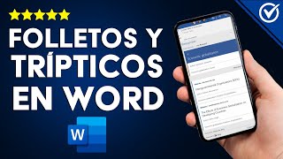 ¿Cómo crear folletos y trípticos con WORD – Plantillas y otras herramientas [upl. by Hardie61]