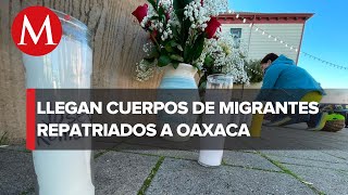 Cuerpos de los migrantes oaxaqueños que fueron asesinados en Estados Unidos han sido repatriados [upl. by Laeno]