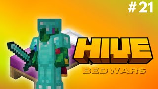 The HIVE Bedwars Controller Gameplay 21 [upl. by Farman]