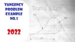 TANGENCY PROBLEMS EXAMPLE ONE 1 [upl. by Soraya]