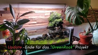 Ende für das Greenrock Projekt Umzug der Red Sakura Junggarnelen aquaristik [upl. by Dekow]