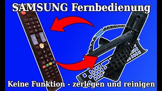 Samsung TV Fernbedienung ohne Funktion  Fernbedienung reparieren [upl. by Filemon487]