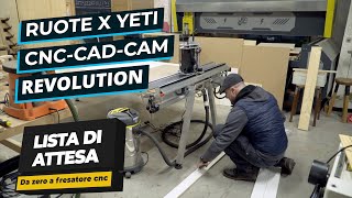 CI METTO LE RUOTE  CNC CAD CAM REVOLUTION  CORSO DA ZERO A FRESATORE CNC [upl. by Other212]