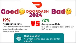 DoorDash In 2024 Does Having a Higher Acceptance Rate Help [upl. by Htebiram729]