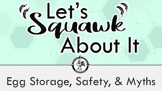 Lets Squawk About It Ep 3 Egg Storage Safety amp Myths [upl. by Malha]