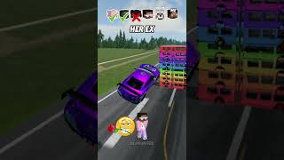 Help Me Get My Crush Attention In A Car Jump Challenge 🚗 😥 shorts beamngdrive [upl. by Prue]