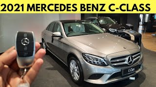 2021 All New Mercedes Benz C Class C220D Better than BMW 3 Series  Reallife Review [upl. by Leahcimaj]