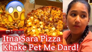 Pizza Khake Pet Me Dard Ho Gaya 😱  Pizza Party  vlog vlogs tutionvlog pizza party [upl. by Abbate]