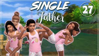 The Sims 4  Single Father 👨‍👩‍👧 👶🏿👶🏿27 Crossover Sleepover [upl. by Sebbie]