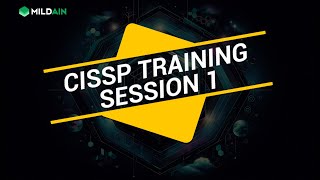 CISSP SESSIONS 1  CISSP TRAINING 2024 CERTIFIED INFORMATION SYSTEM SECURITY PROFESSIONAL  ONLINE [upl. by Ahasuerus]