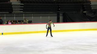 ISU 2014 Jr Grand Prix Tallinn Men Short Program Vladimir SAMOILOV RUS [upl. by Jeramey]