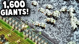 TRAPS TREASURES and 1600 GIANTS  They Are Billions Custom Map Gameplay [upl. by Bertilla]