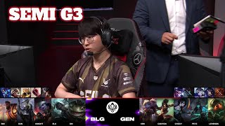 BLG vs GEN  Game 3  Semi Final LoL MSI 2024 Main Stage  Bilibili Gaming vs GenG G3 full game [upl. by Alysa]