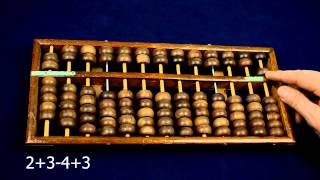 Abacus Tutorial 2 The quotexchange methodquot  calculating up to 5 [upl. by Hanafee324]