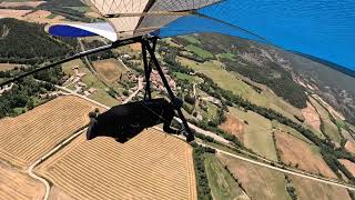 Hang gliding Aspres on a windy day [upl. by Latouche]