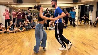 Salsa Class by Panagiotus and Myrto Misyri [upl. by Dugald]