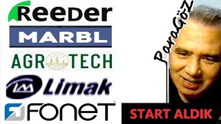 Reeder  Marbl  Agrotech  Limak Çimento  Fonet Hisse Analizi  Borsa İstanbul [upl. by Orian]