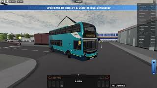 Roblox Apsley Bus Simulator PC [upl. by Alison]