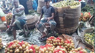 Amazing fresh morning vegetables markets Healthy Lamon Fruits Hybrid Chilli Nagraj [upl. by Ettennor]