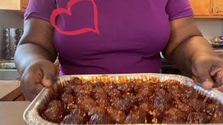 HOW TO COOK MEATBALLS WITH SWEET BABY RAY’S BBQ SAUCE [upl. by Cire]